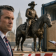 hegseth cowboy statue gift held