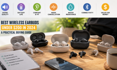 Best Wireless Earbuds Under 200 Dollars 2024