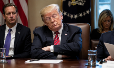 trump falling asleep