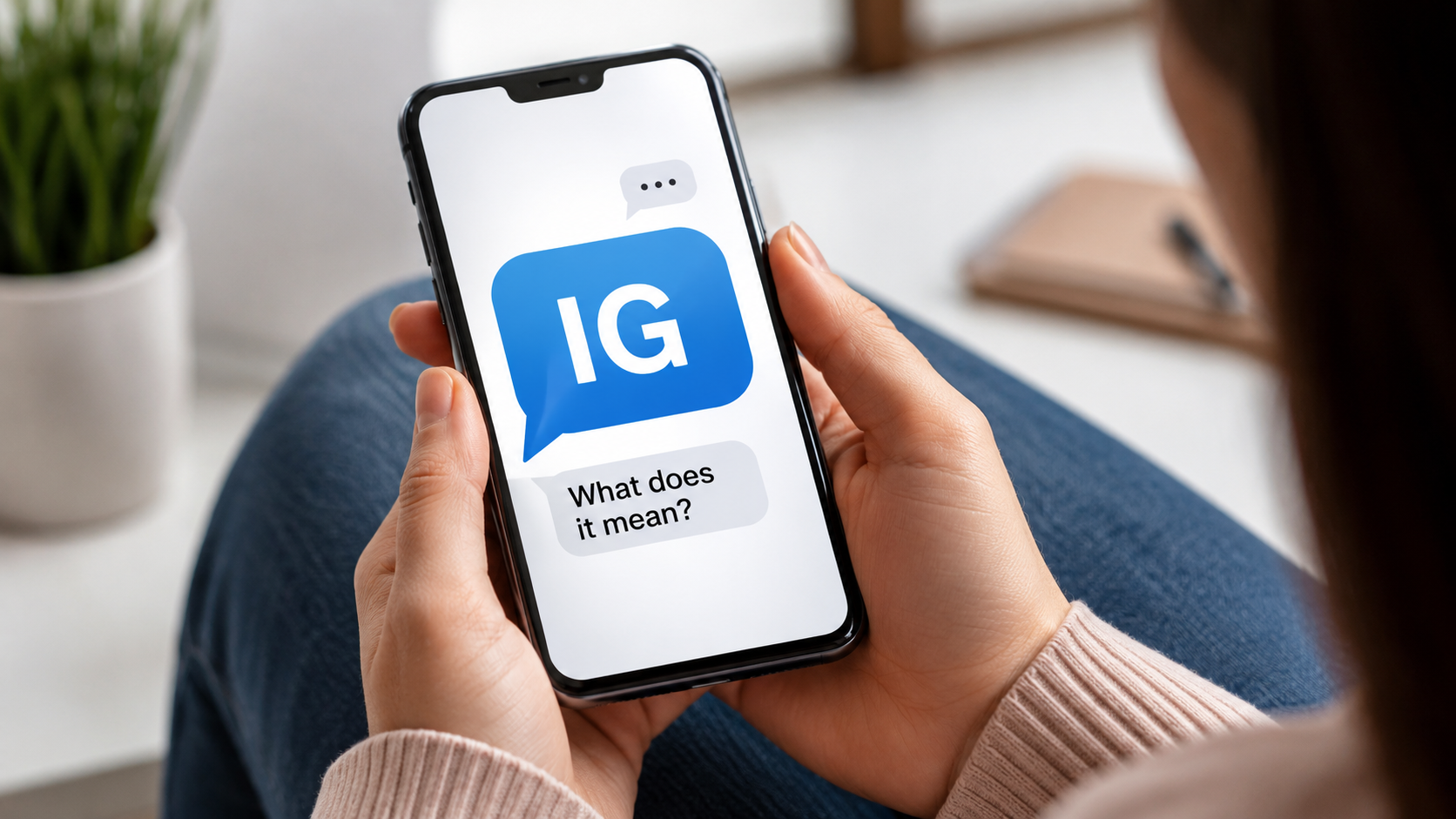 what does i g mean in texting