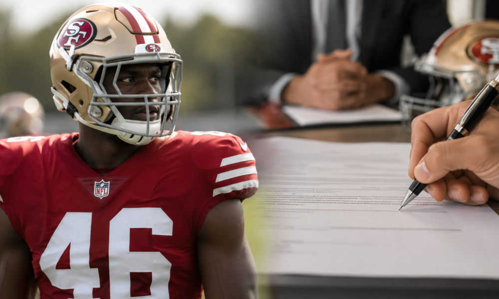49ers austen pleasants erfa tender