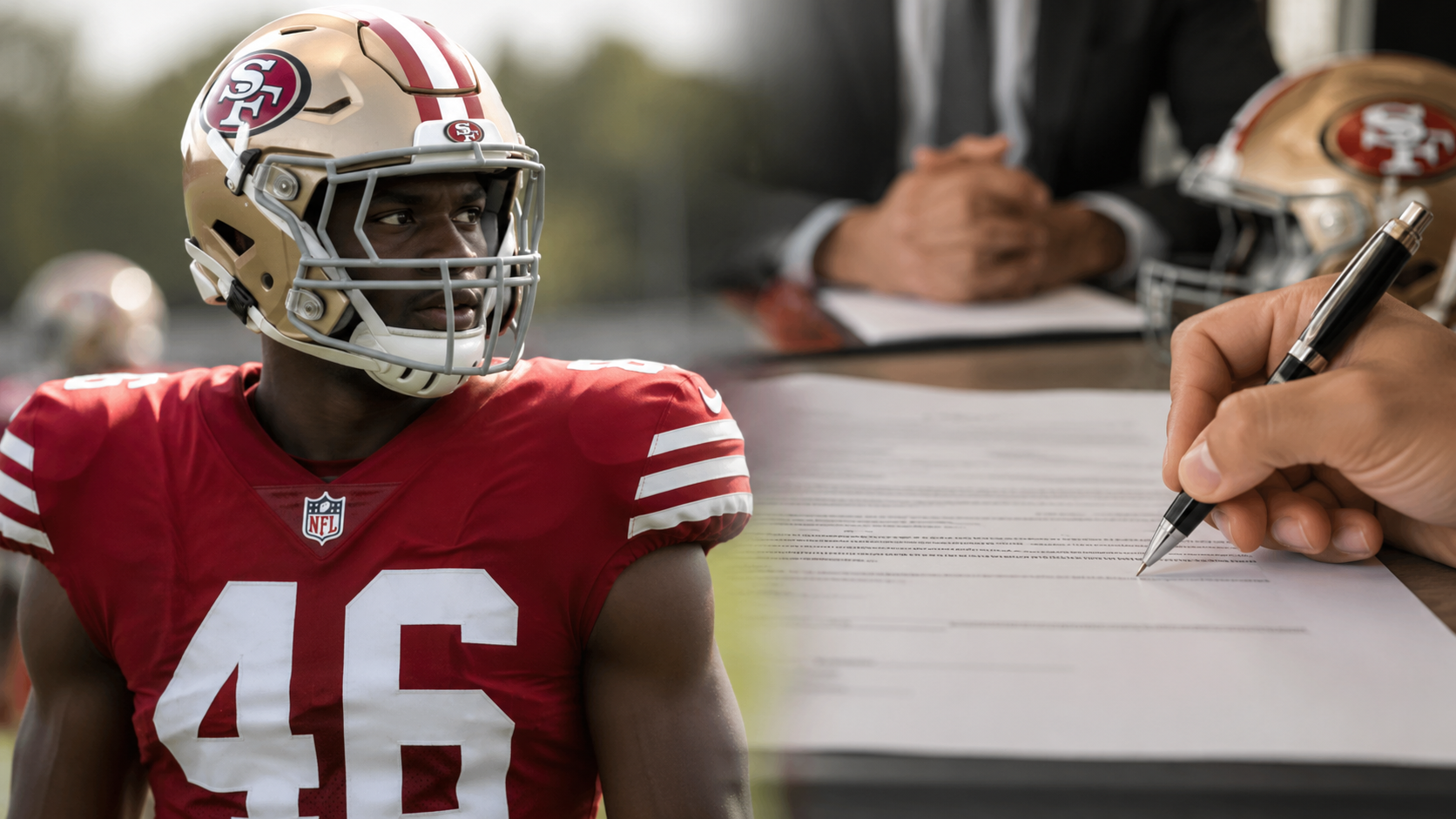 49ers austen pleasants erfa tender